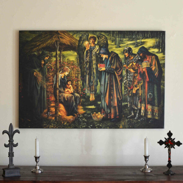 Burne-Jones "The Star of Bethlehem" - Mounted Canvas Wall Art