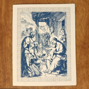 Christmas Card - Classic Linen with Magi